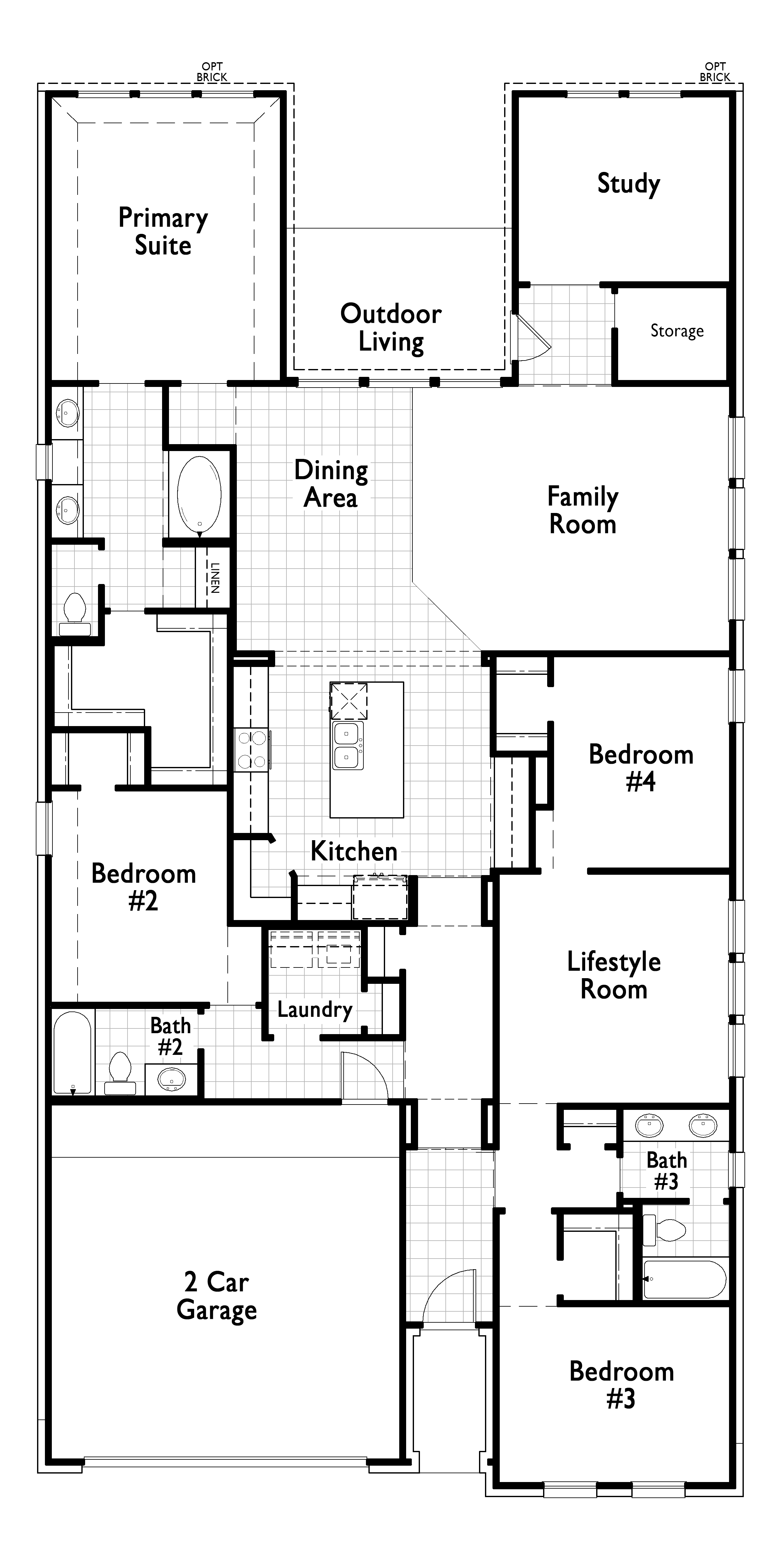 Newport floor plan drawing