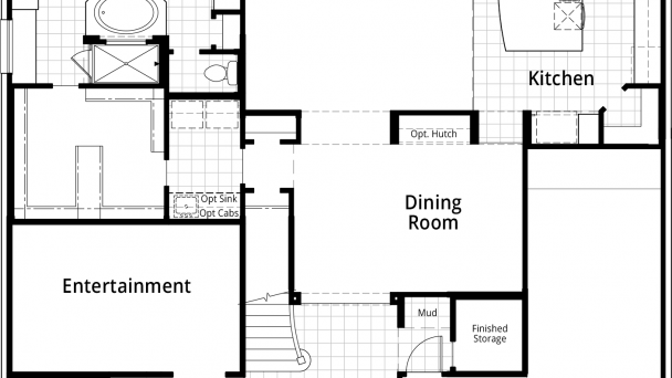 Downstairs Floor Plan