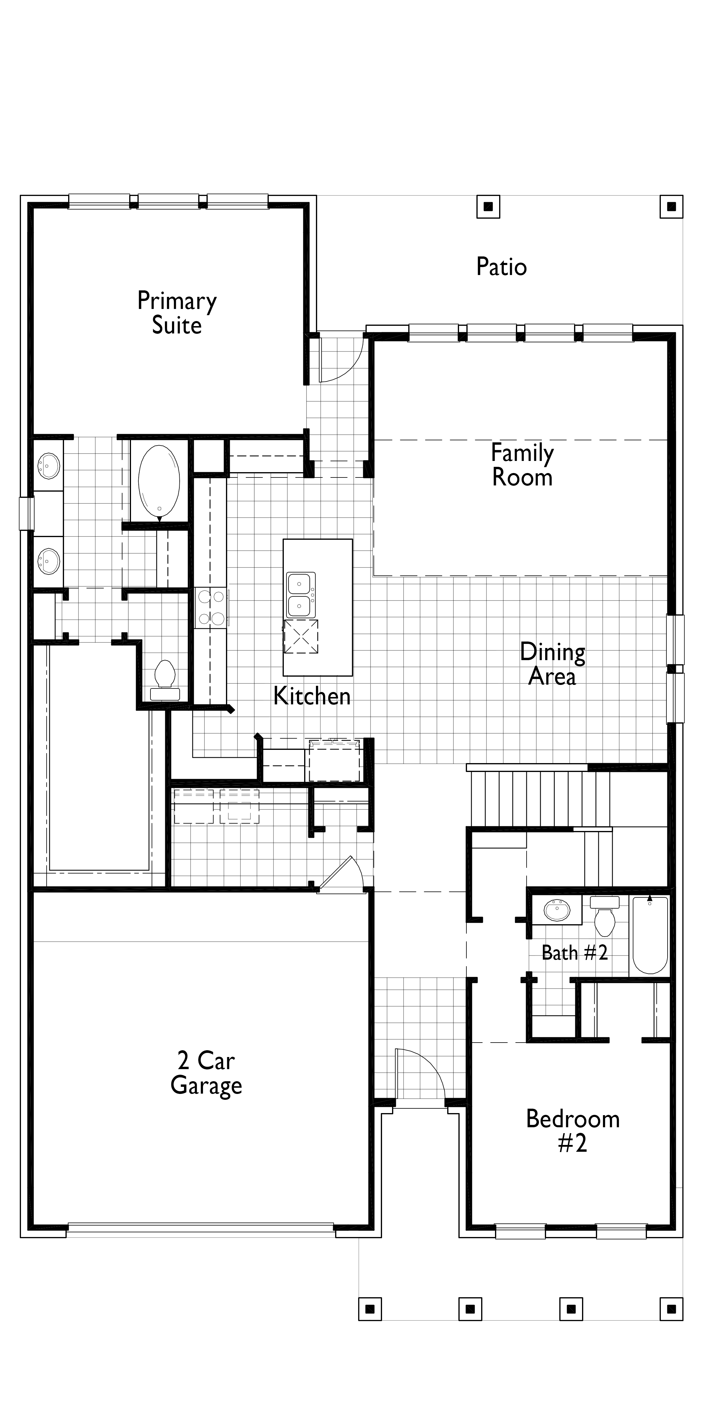 Redford floor plan drawing