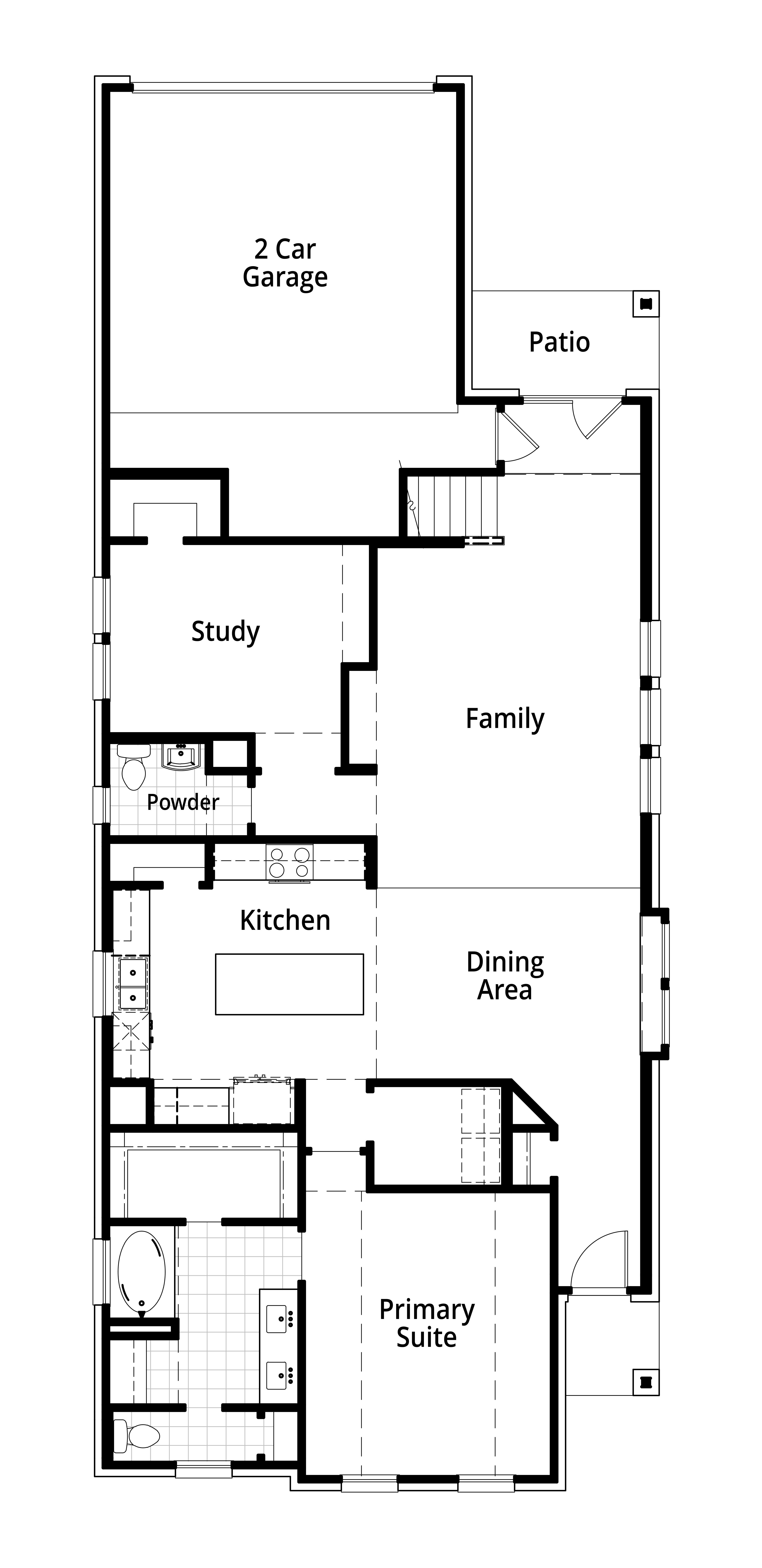 Worthington floor plan drawing