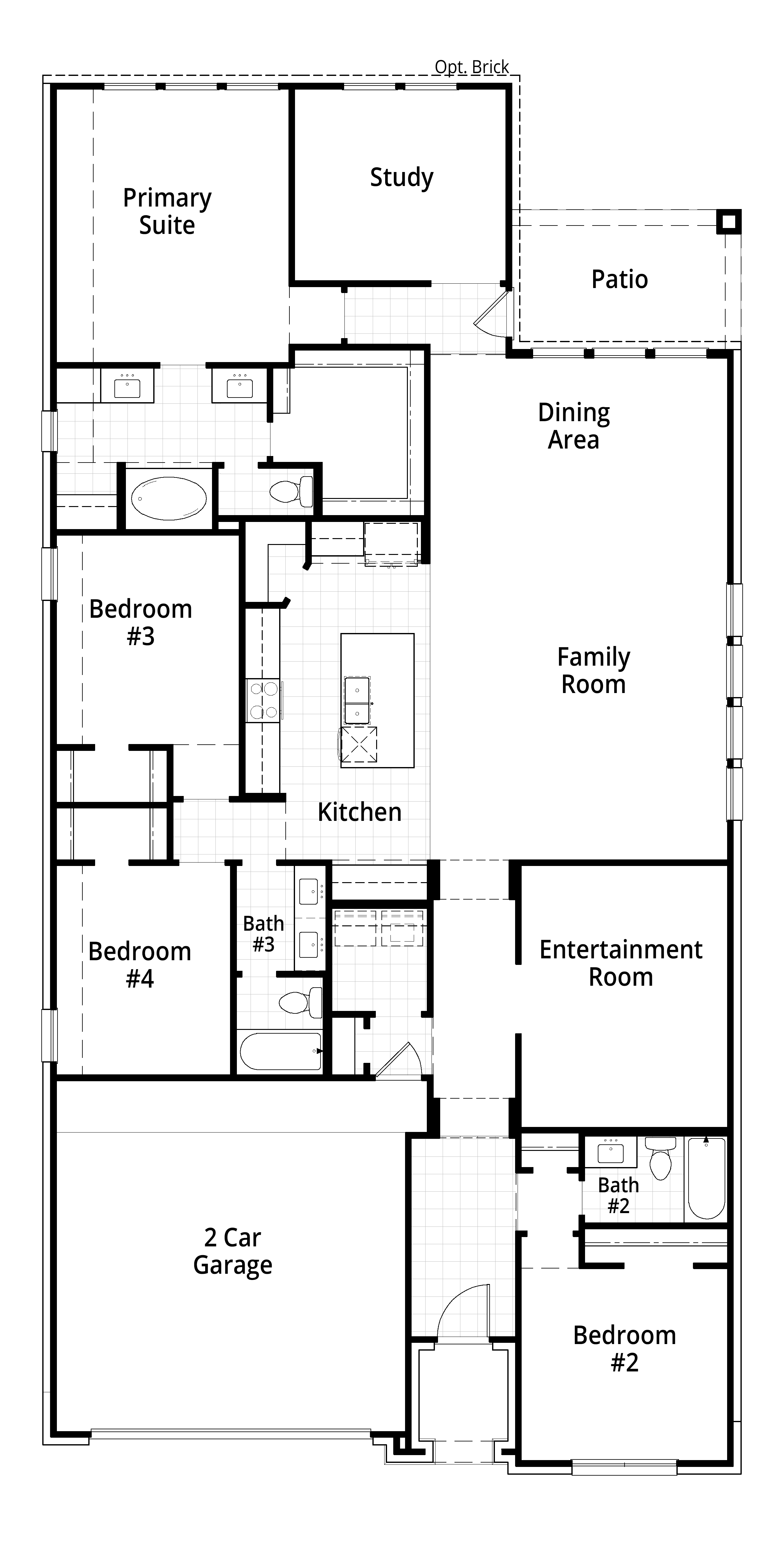 Kingston floor plan drawing