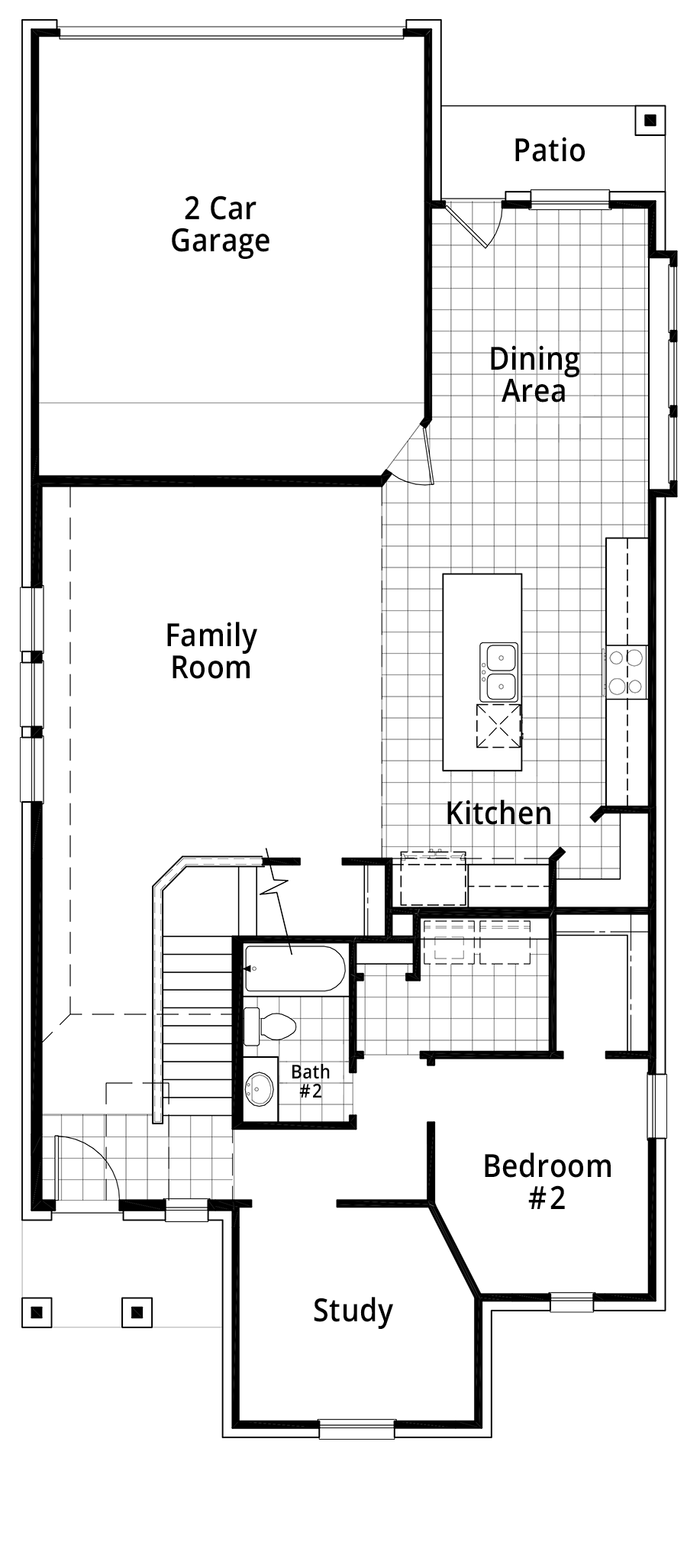 Belmont floor plan drawing