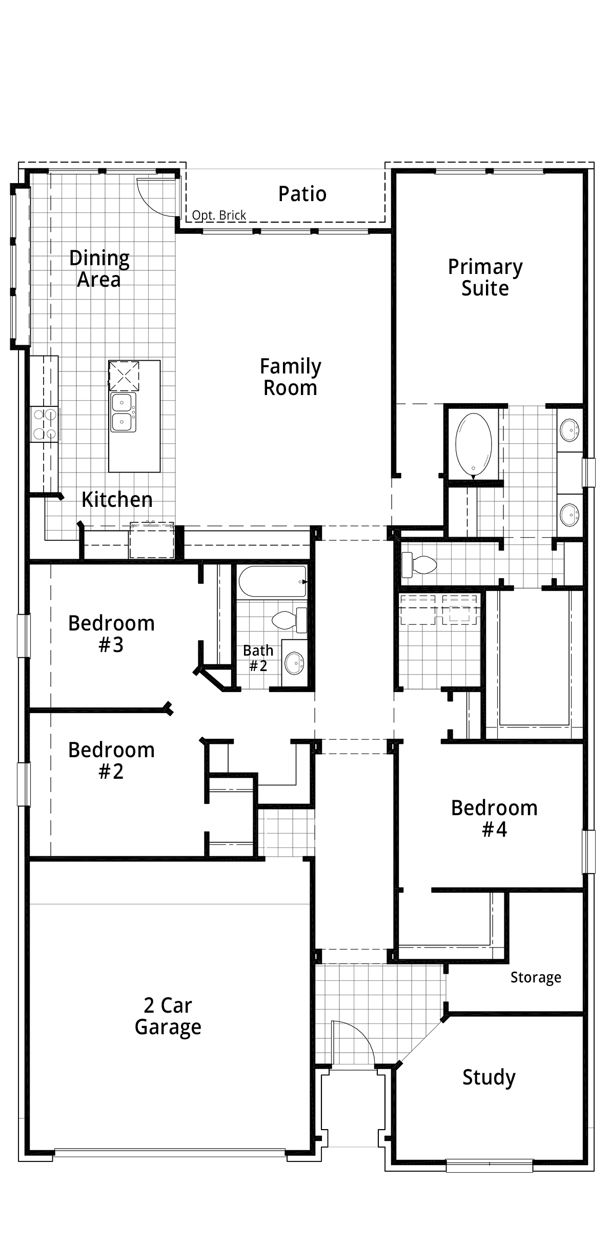 Denton floor plan drawing