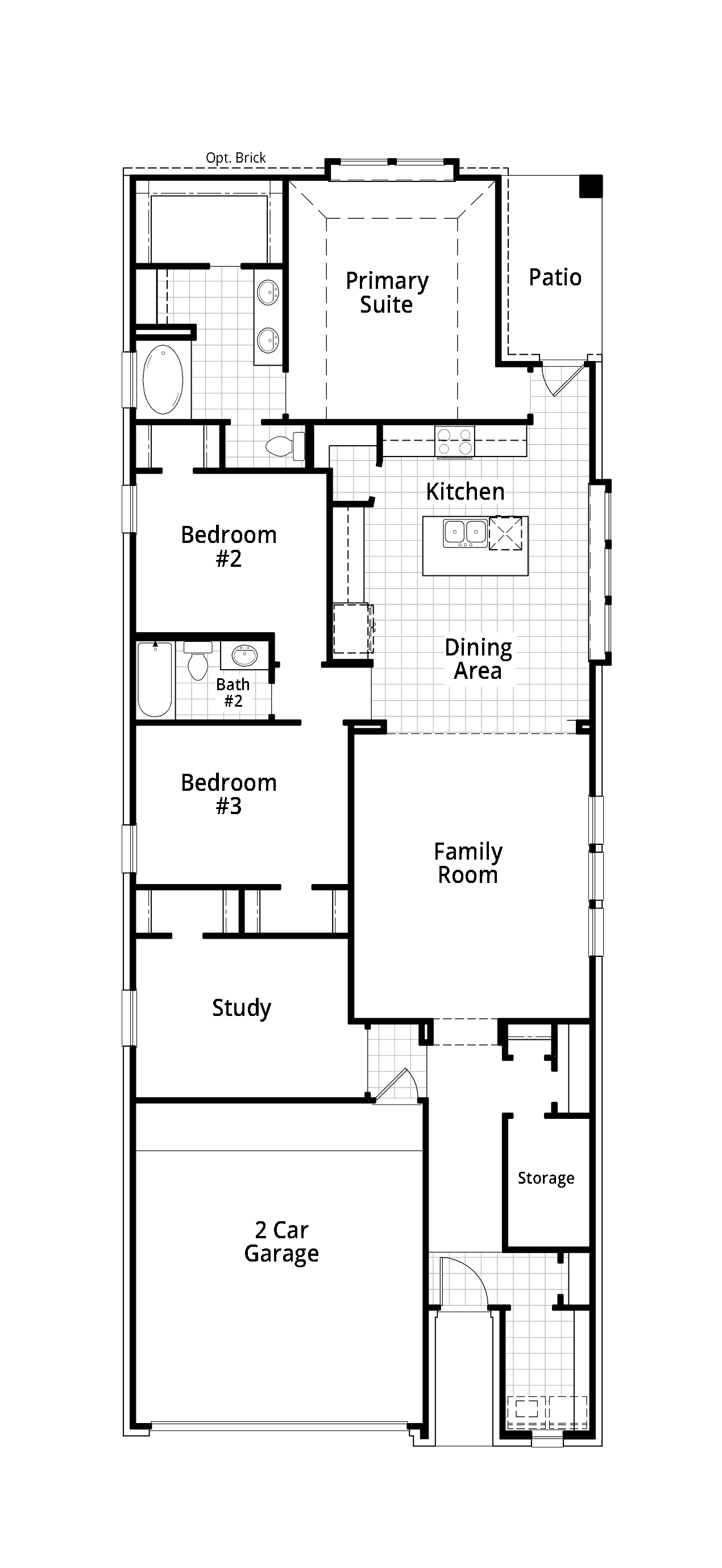 Bristol floor plan drawing