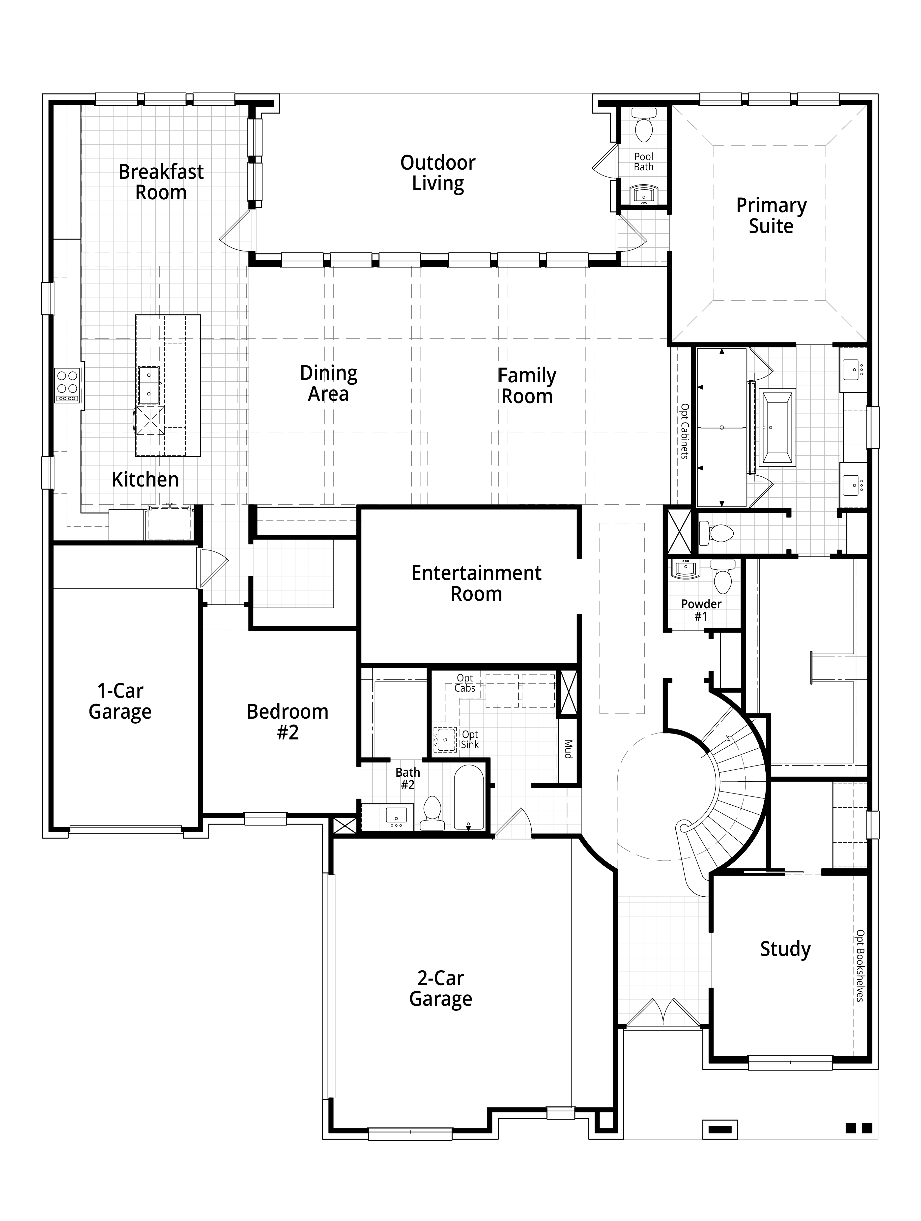 Lucca floor plan drawing