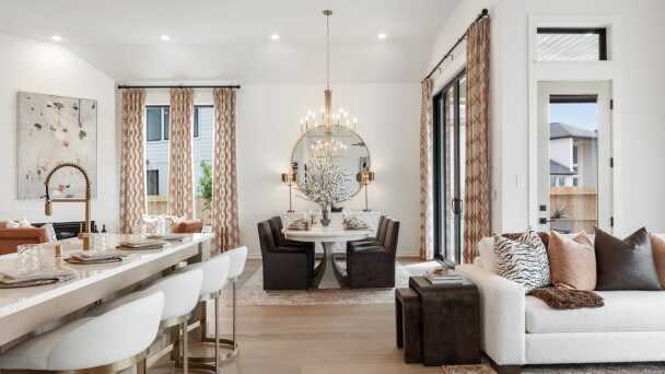 Representative Kitchen/Family Room/Dining Room - some options shown <span data-tooltip tabindex=