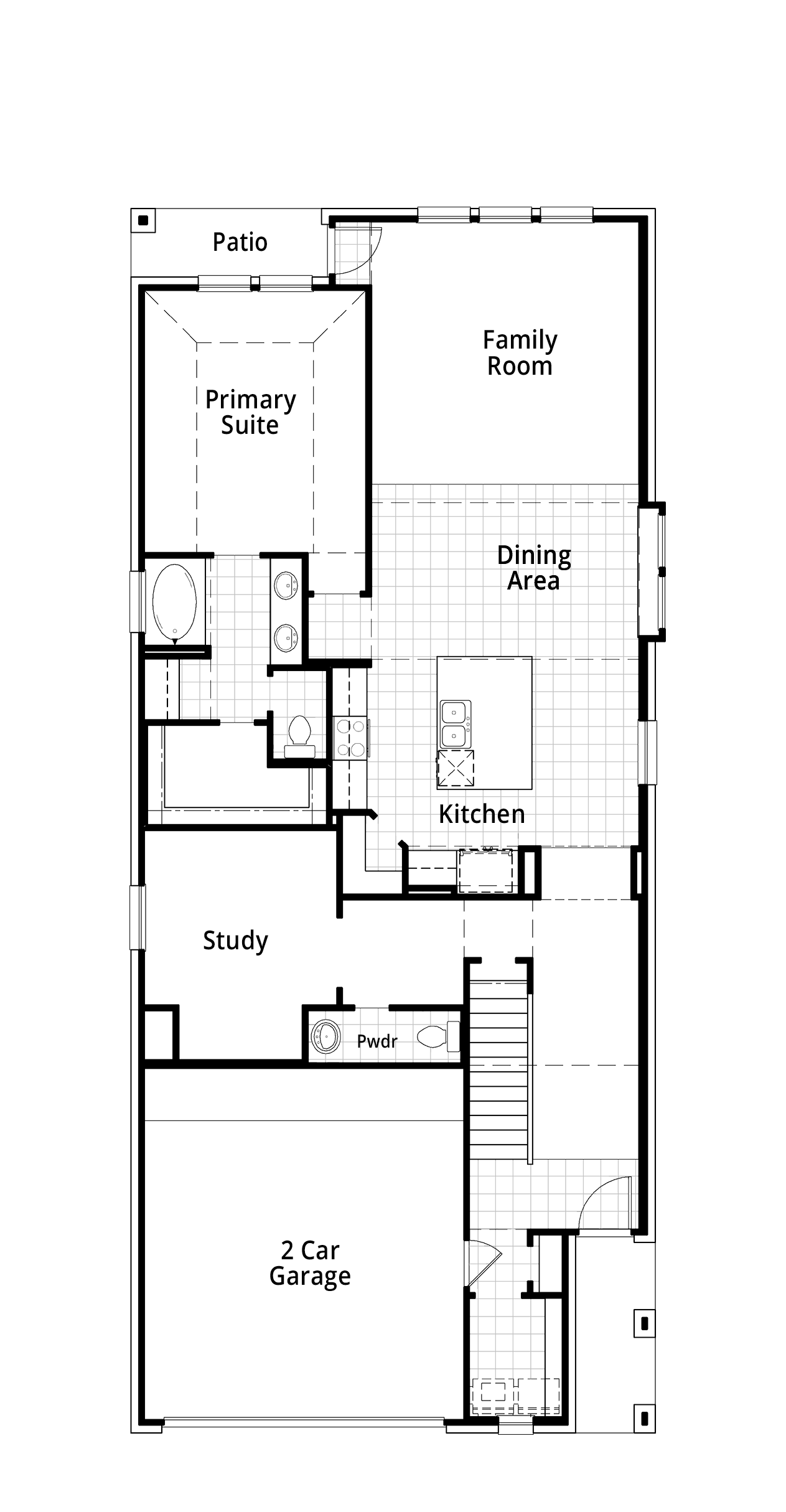 Windermere floor plan drawing