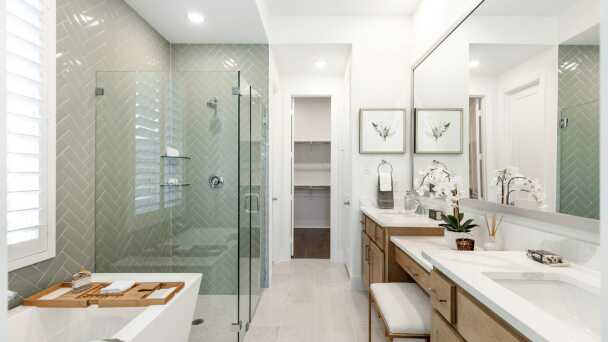 Representative Primary Bathroom - some options shown <span data-tooltip tabindex=