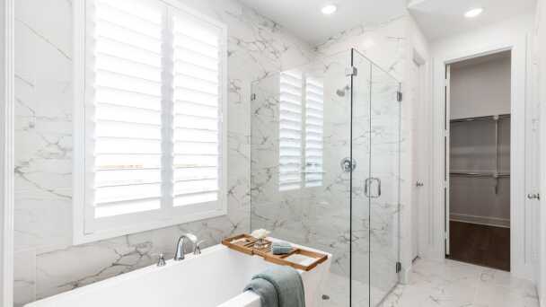 Representative Primary Bathroom - some options shown <span data-tooltip tabindex=