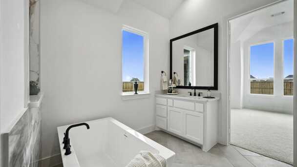Representative Primary Bathroom - some options shown <span data-tooltip tabindex=