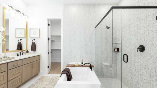Representative Primary Bathroom - some options shown <span data-tooltip tabindex=