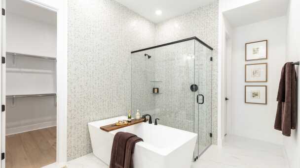 Representative Primary Bathroom - some options shown <span data-tooltip tabindex=
