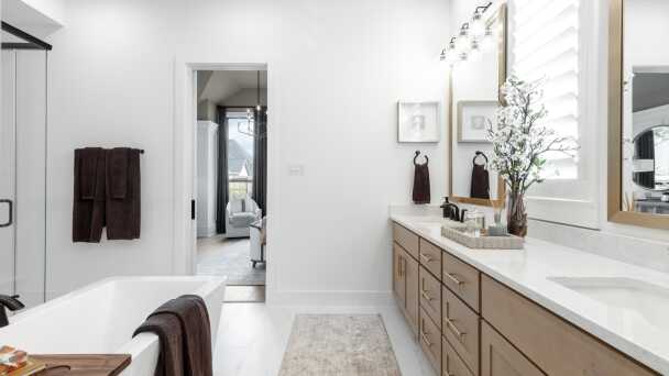 Representative Primary Bathroom - some options shown <span data-tooltip tabindex=