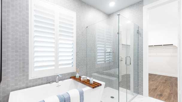 Representative Primary Bathroom - some options shown <span data-tooltip tabindex=