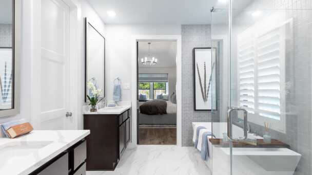 Representative Primary Bathroom - some options shown <span data-tooltip tabindex=