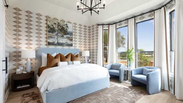 Representative Primary Bedroom - some options shown <span data-tooltip tabindex=