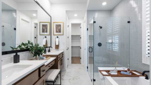 Representative Primary Bathroom - some options shown <span data-tooltip tabindex=