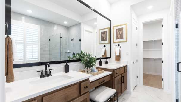 Representative Primary Bathroom - some options shown <span data-tooltip tabindex=