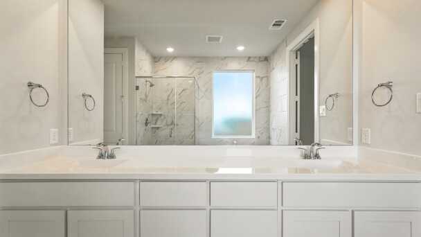 Representative Primary Bathroom - some options shown <span data-tooltip tabindex=