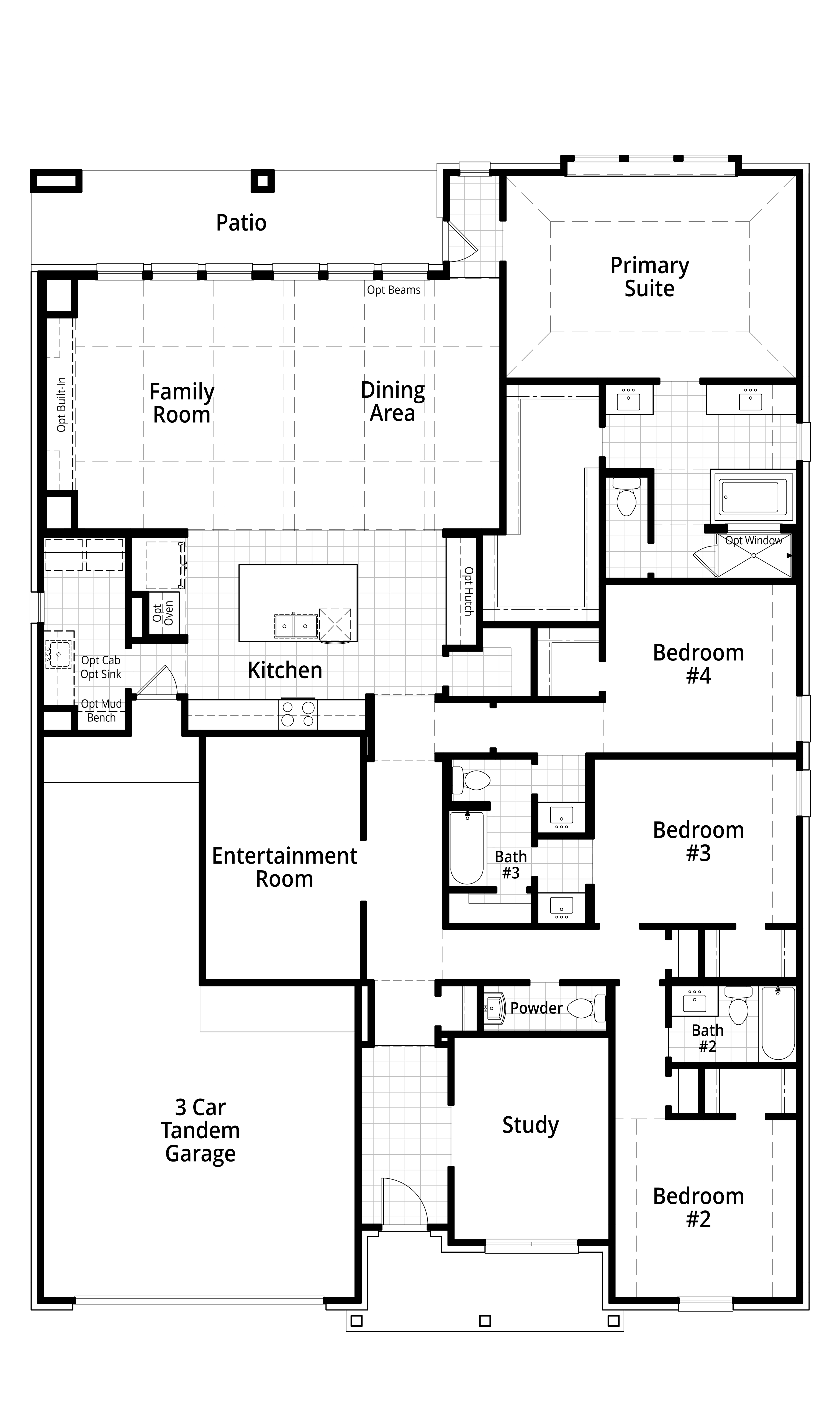 Birchwood floor plan drawing