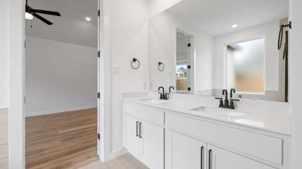 Representative Primary Bathroom - some options shown <span data-tooltip tabindex=