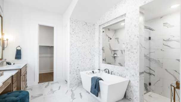 Representative Primary Bathroom - some options shown <span data-tooltip tabindex=