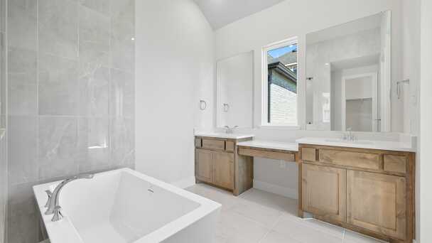 Representative Primary Bathroom - some options shown <span data-tooltip tabindex=