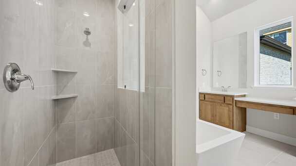 Representative Primary Bathroom - some options shown <span data-tooltip tabindex=