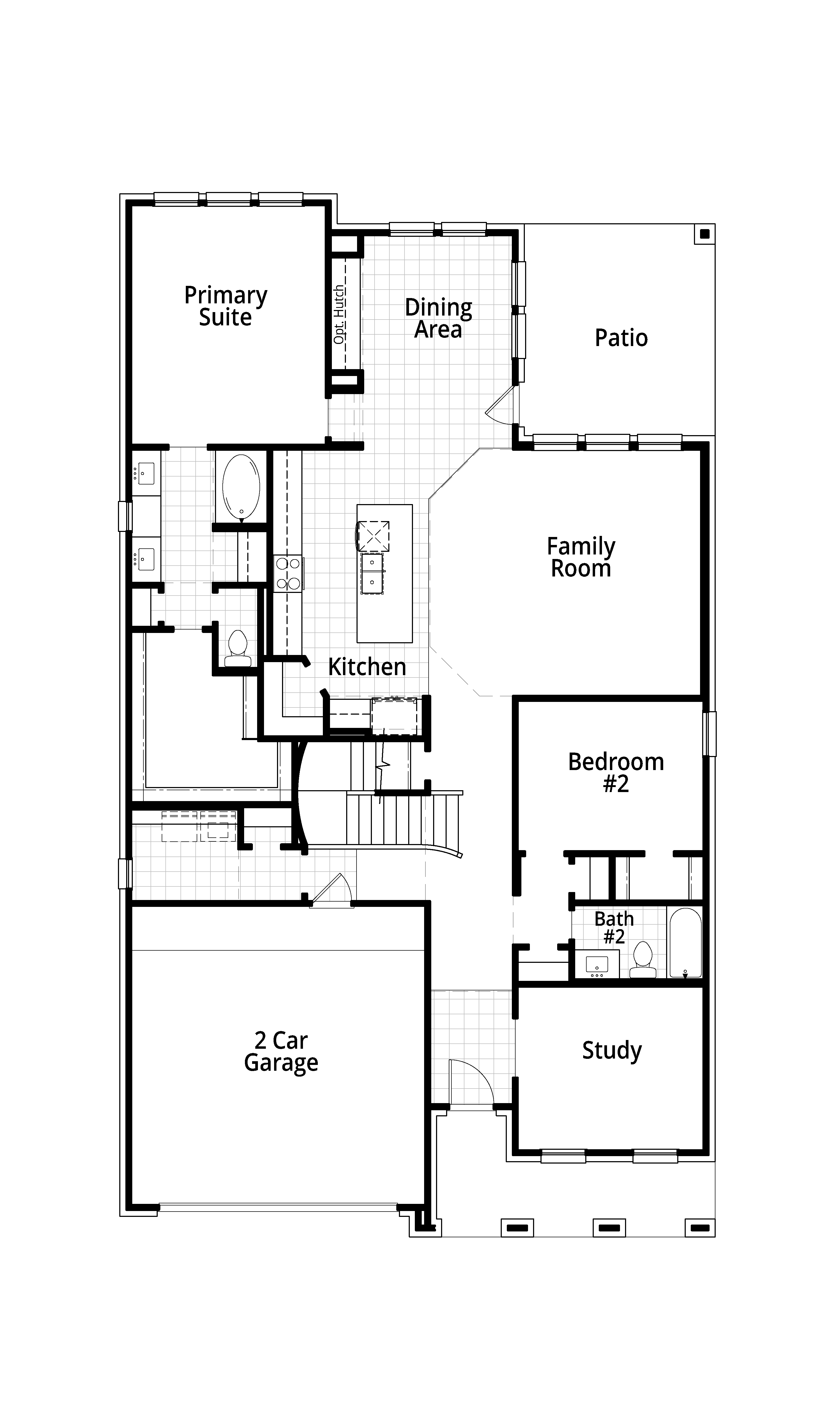 Middleton floor plan drawing