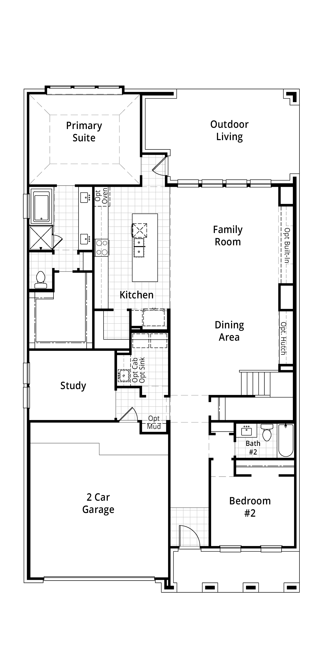 Fordham floor plan drawing