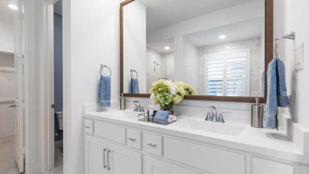 Representative Primary Bathroom - some options shown <span data-tooltip tabindex=