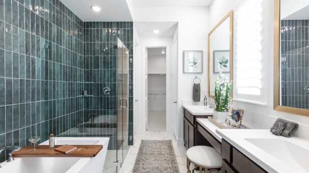 Representative Primary Bathroom - some options shown <span data-tooltip tabindex=