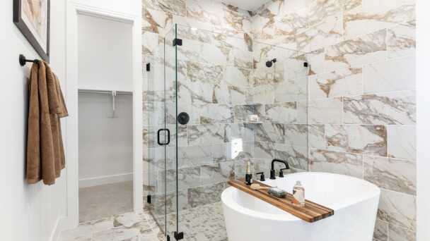 Representative Primary Bathroom - some options shown <span data-tooltip tabindex=