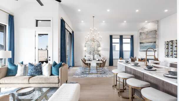 Representative Kitchen/Family Room/Dining Room - some options shown <span data-tooltip tabindex=