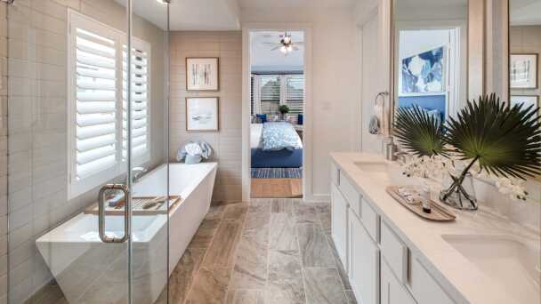 Representative Primary Bathroom - some options shown <span data-tooltip tabindex=