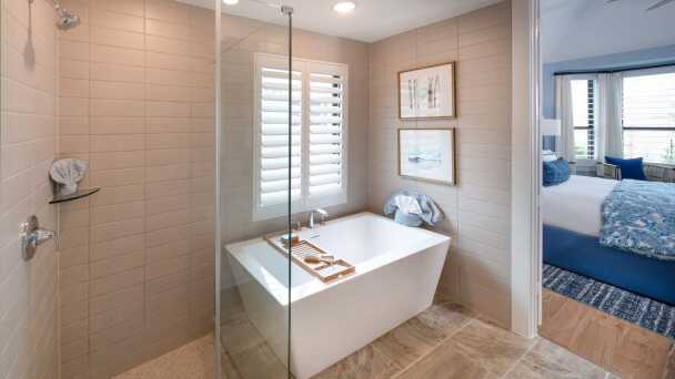 Representative Primary Bathroom - some options shown <span data-tooltip tabindex=