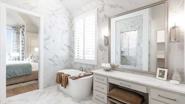 Representative Primary Bathroom - some options shown <span data-tooltip tabindex=