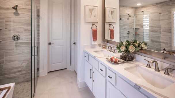 Representative Primary Bathroom - some options shown <span data-tooltip tabindex=