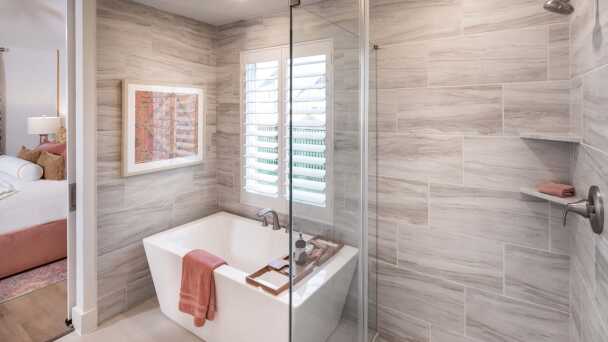 Representative Primary Bathroom - some options shown <span data-tooltip tabindex=