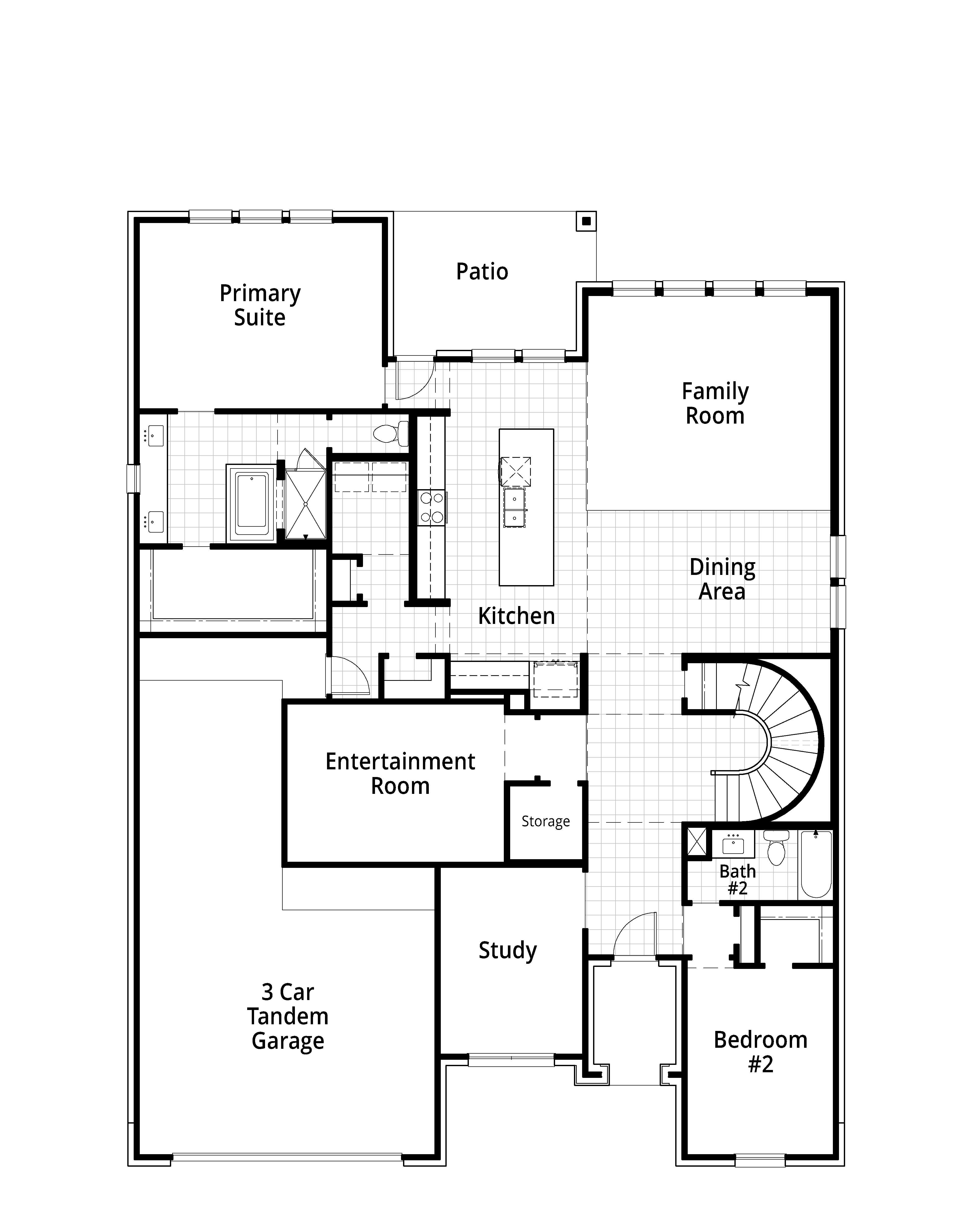 Leyland floor plan drawing