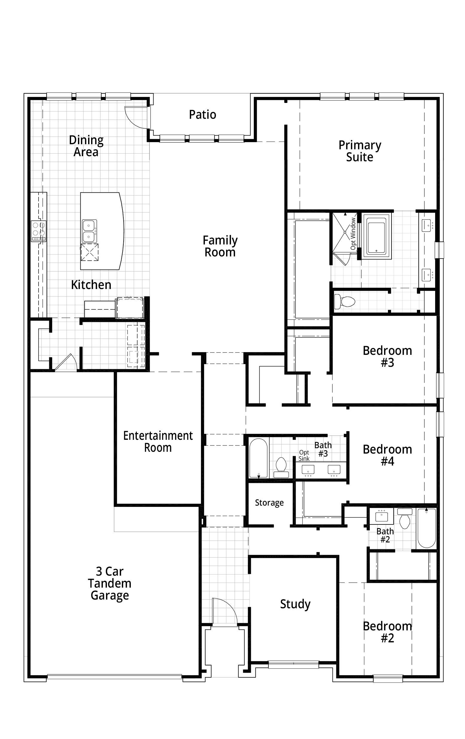 Canterbury floor plan drawing