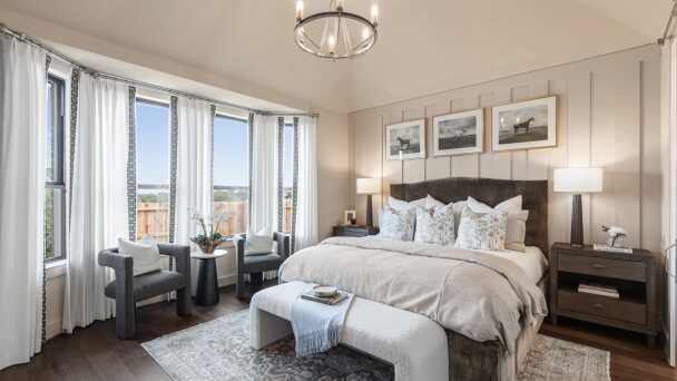 Representative Primary Bedroom - some options shown <span data-tooltip tabindex=