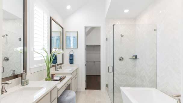 Representative Primary Bathroom - some options shown <span data-tooltip tabindex=