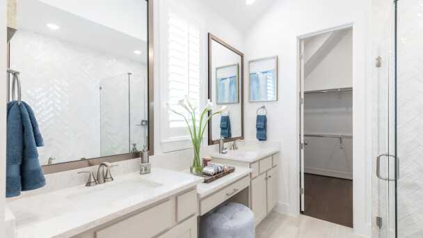 Representative Primary Bathroom - some options shown <span data-tooltip tabindex=