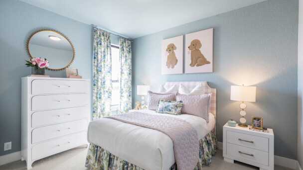 Representative Secondary Bedroom - some options shown <span data-tooltip tabindex=