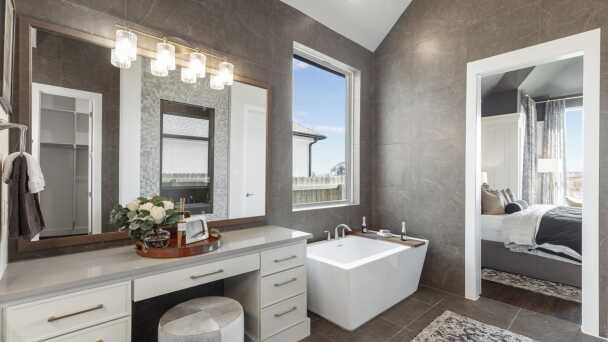 Representative Primary Bathroom - some options shown <span data-tooltip tabindex=