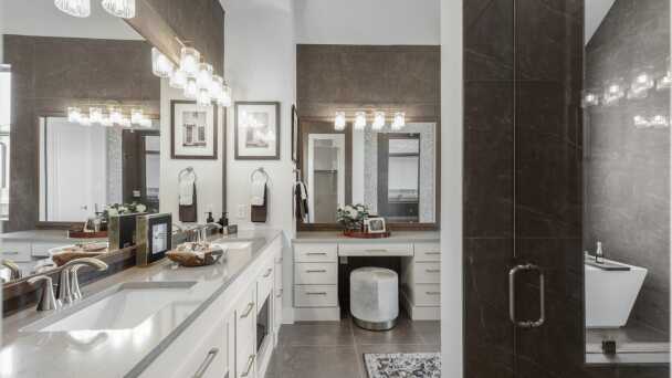 Representative Primary Bathroom - some options shown <span data-tooltip tabindex=