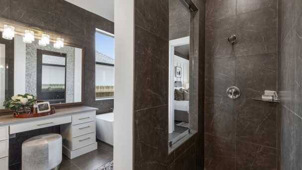 Representative Primary Bathroom - some options shown <span data-tooltip tabindex=