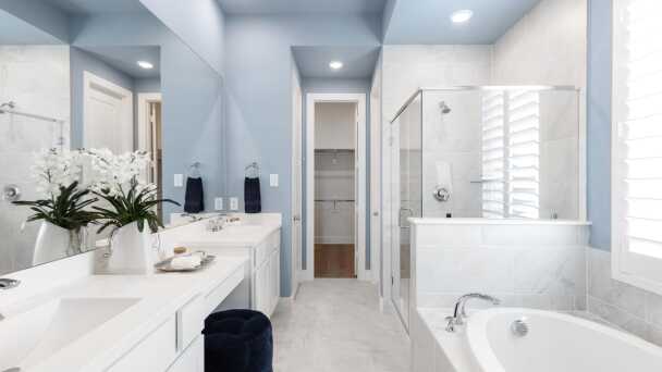 Representative Primary Bathroom - some options shown <span data-tooltip tabindex=