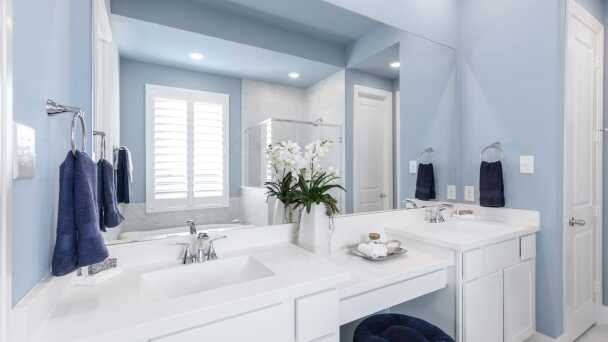 Representative Primary Bathroom - some options shown <span data-tooltip tabindex=